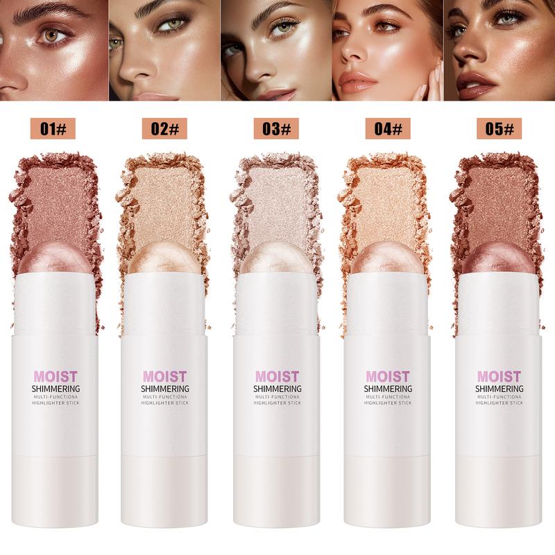 Radiant Glow Highlighting Stick - Moisturizing & Luminous Cream-Based Contouring Stick for Flawless Finish - Portable & Easy Application for Everyday Use