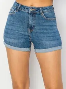 Karla Mom Jean Shorts Single