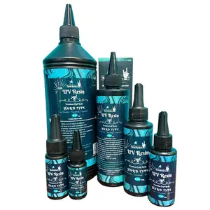 Resin Rockers UV Resin Original Crystal Clear Hard Type Ultra Fast Curing for Jewelry Making & DIY Kits