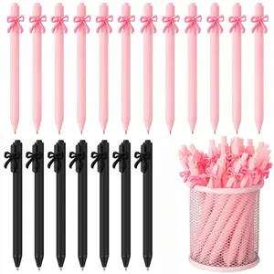 Cute Bow Theme Pens, and Options, 10 Pack, Perfect for Birthday Parties, Valentine's Day, Weddings, Anniversaries, School Prizes
