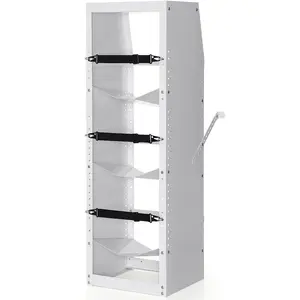 Refrigerant Tank Rack For 3 X 30-50 Lb Cylinders, Gas Cylinder Storage Rack With Holders, Dimensions 14.56 X 12.99 X 1.96 Inches, Industrial-Grade Holder For Freon, Oxygen, Nitrogen And Other Gases