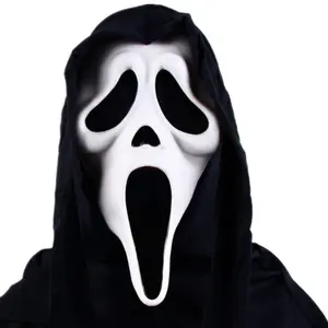 Masquerade Show Horror Mask Halloween Scream Ghost Face Mask Headgear Party Scary Mask