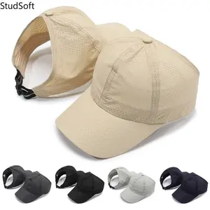 2026 New Women's Baseball Cap, Summer Mesh Breathable Sun Hat, Outdoor Running Sports Quick-Dry Visor, Open Top for Ponytail