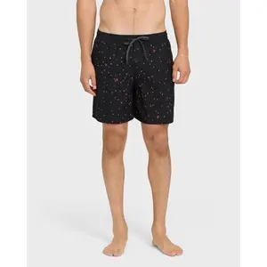 Mix Volley 17" Swim Trunks - Black