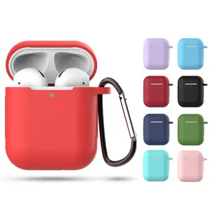1 Wireless Bluetooth silicone earphones for airpods airpods 1/2 Generation Universal Soft Case protection case does not include earphones