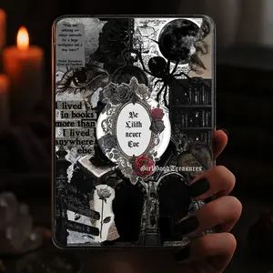 Roses Mirror Be Lilith Never Eve Kindle Grip Magnetic Holder Gothic Magsafe Phone Kindle Accessory