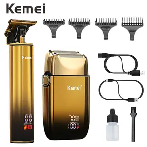 KEMEI Foil Shavers,Bald Head Shaver,Electric Razor for Men,with Hair Trimmer Barber Trimmers Waterproof Cordless