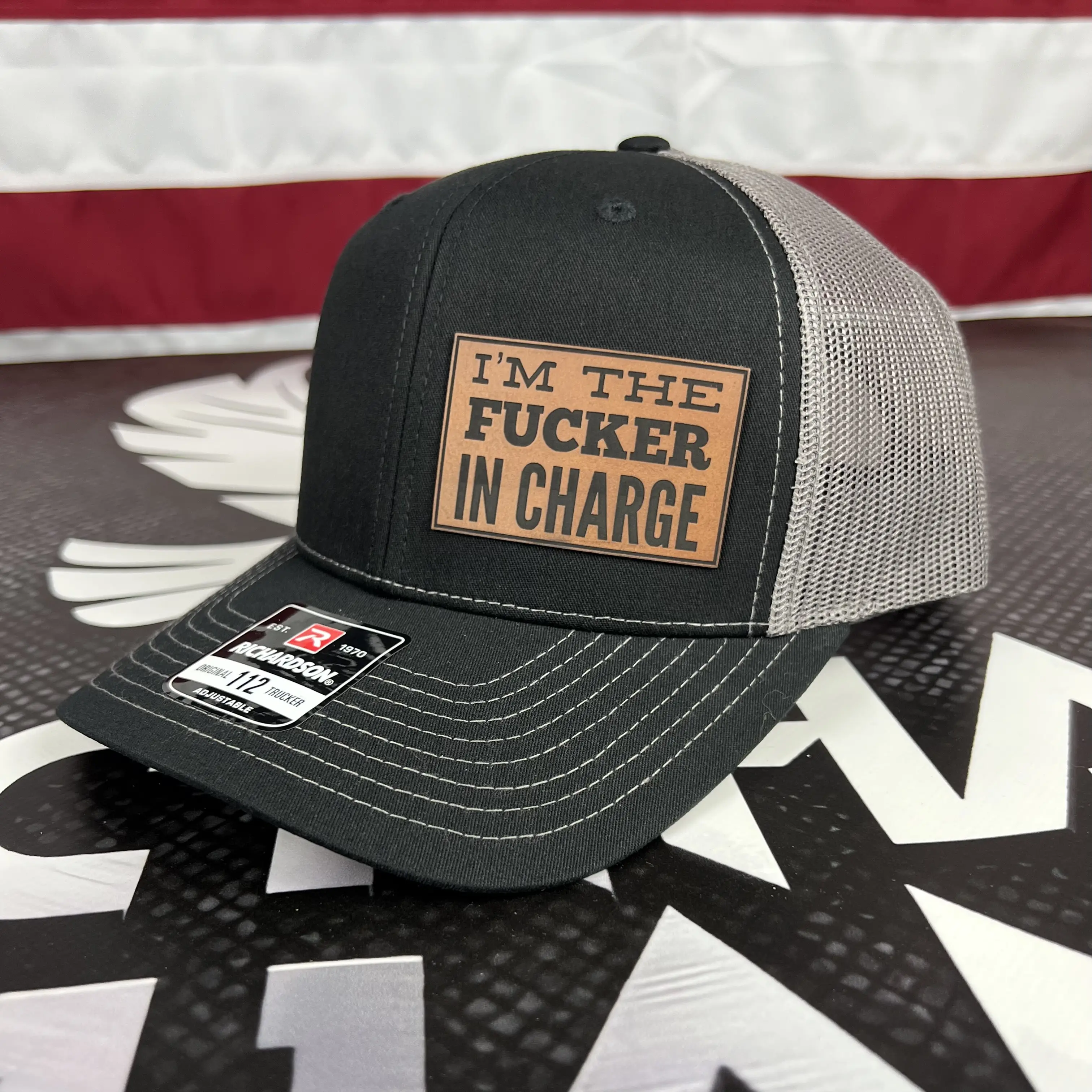 I'm the F'ER in charge - Premium Quality Snapback Hat for Men
