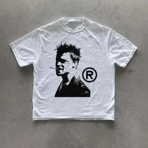 Fight Club T-Shirt, Unisex Graphic Tees Gothic Grunge Y2k Emo Scene Amity Affliction Style Clothes Menswear Womenswear Streetwear