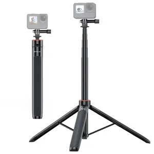 PULUZ 1.4m Action Camera Selfie Stick Tripod Vlog Live Streaming Holder