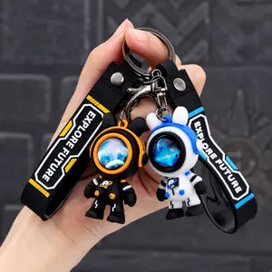 New Starry Sky Bear Keychain-6CM- Doll Key Ornament Handbag Pendant Doll Crane Machine Gift
