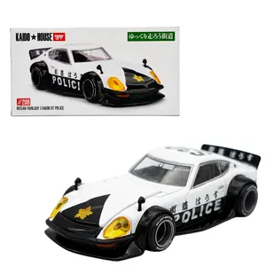 Kaido House x Mini GT 1:64 Nissan Fairlady Z Kaido GT Police Diecast Model KHMG208-2B