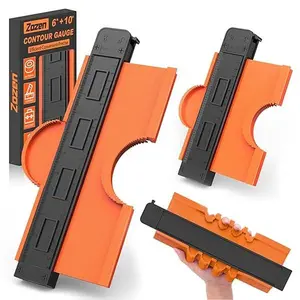 2Pack Contour Gauge, Engraved Scale - Not Fade, 10'' and 6'' Contour Gauge Profile Tool Duplicator with Lock, Measure Copy Tool, Cool Gadgets for Men, Gifts for Men Dad Husband.