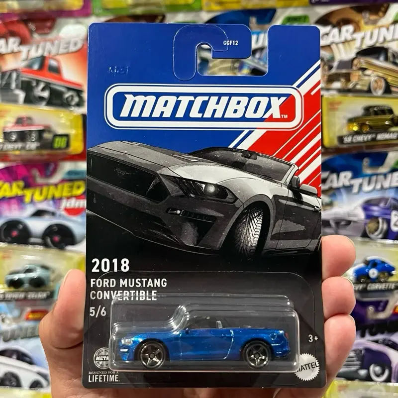 Mbox 2018 Ford Mustang convertible Diecast car 1:64 scale