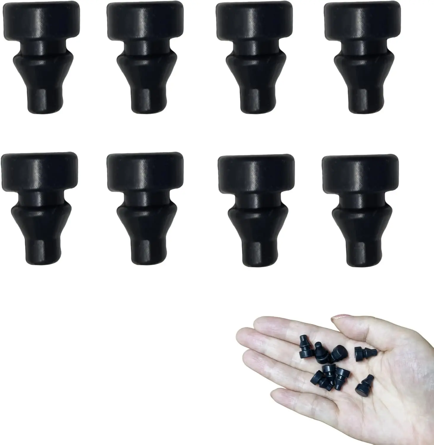 Replaceable Rubber Feet for Slow Cooker, Prevent Scratches and Marks, Slow Cooker Insert Accessories, Black (8 Packs)