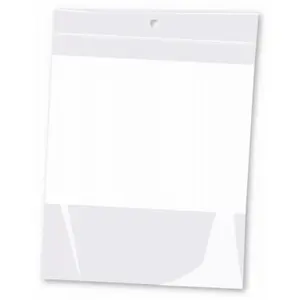 212 MAIN Zip Lock Plastic Bags - 6x8 in, 2 Mil Thickness, with Hang Hole & Writeable Box, for Craft Organization Storage