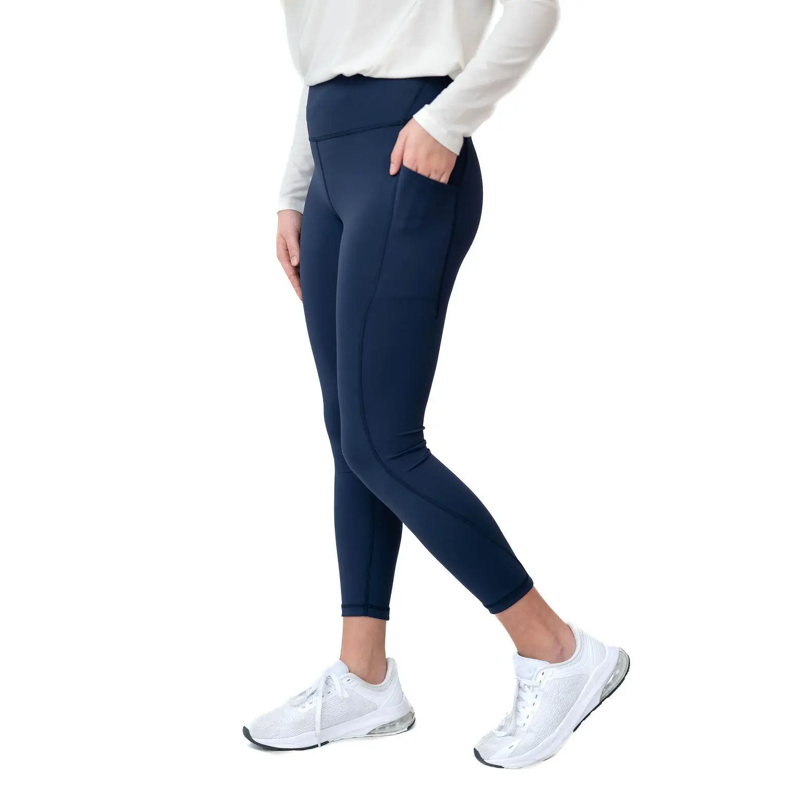 Snoga High Waisted Compression Legging - Navy (final-sale)