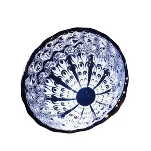 Handmade Ceramic Jianzhan Tea Cup - High-Temperature Firing, Icy Blue Silver Unique Glazes, Aesthetic Lotus Bloom Design, Traditional Chinese Kung Fu Teaware Collectible Cultural Item