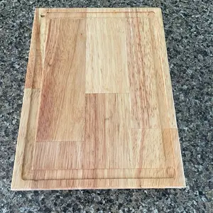 Handcrafted Butcher Block Cutting Board - Natural Wood Finish, Ideal for Chopping, Kitchen Use