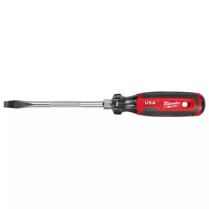 Milwaukee MT207 6 in. x 5/16 in. Slotted Flat Head Screwdriver with Cushion Grip