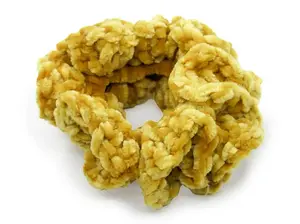 Thick and Super Soft Velvet Crochet Solid Color Scrunchie