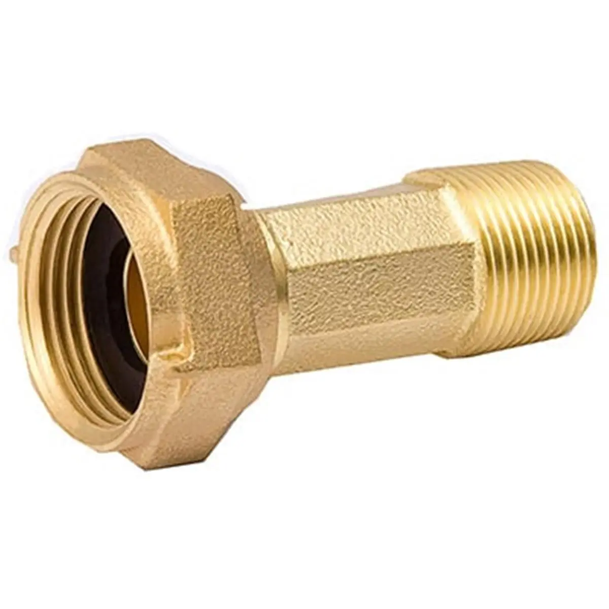 Mueller Industries 105-783NL Low Lead Heavy Brass Water Pipe Coupling, 0.5 in. Threaded Ends, ANSI Compliant Household Appliance Part