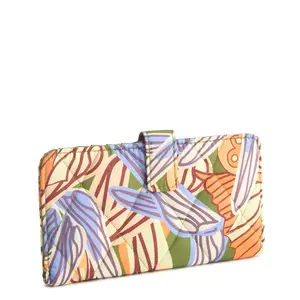 Vera Bradley Women's Outlet Ultralight Medium Essential Tab Wallet Dragonfly By