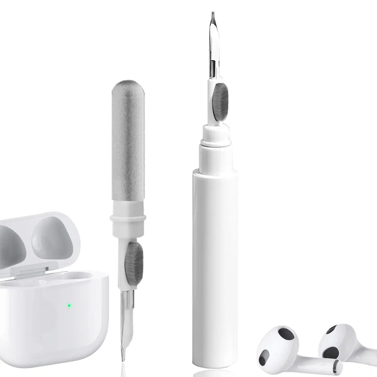 Cleaner Kit for Airpods,Earbuds Cleaning kit for Airpods Pro 1 2 3, Multi-Function Cleaning Tool with Brush for Wireless Earphones Bluetooth Headphone