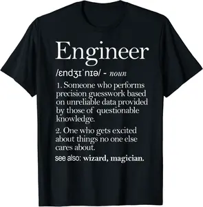 Engineer Definition Apparel, Computer Engineering Men Women T-Shirt - Peterbauti Shop 55B07ZXFBWXC