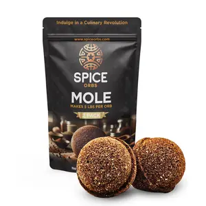 Large Mole Spice Orb 2-Pack – The Perfect Spice Bomb for Authentic Oaxacan Flavor – Great Flavor & Easy Sauce for Rich, Traditional Mexican Dishes!