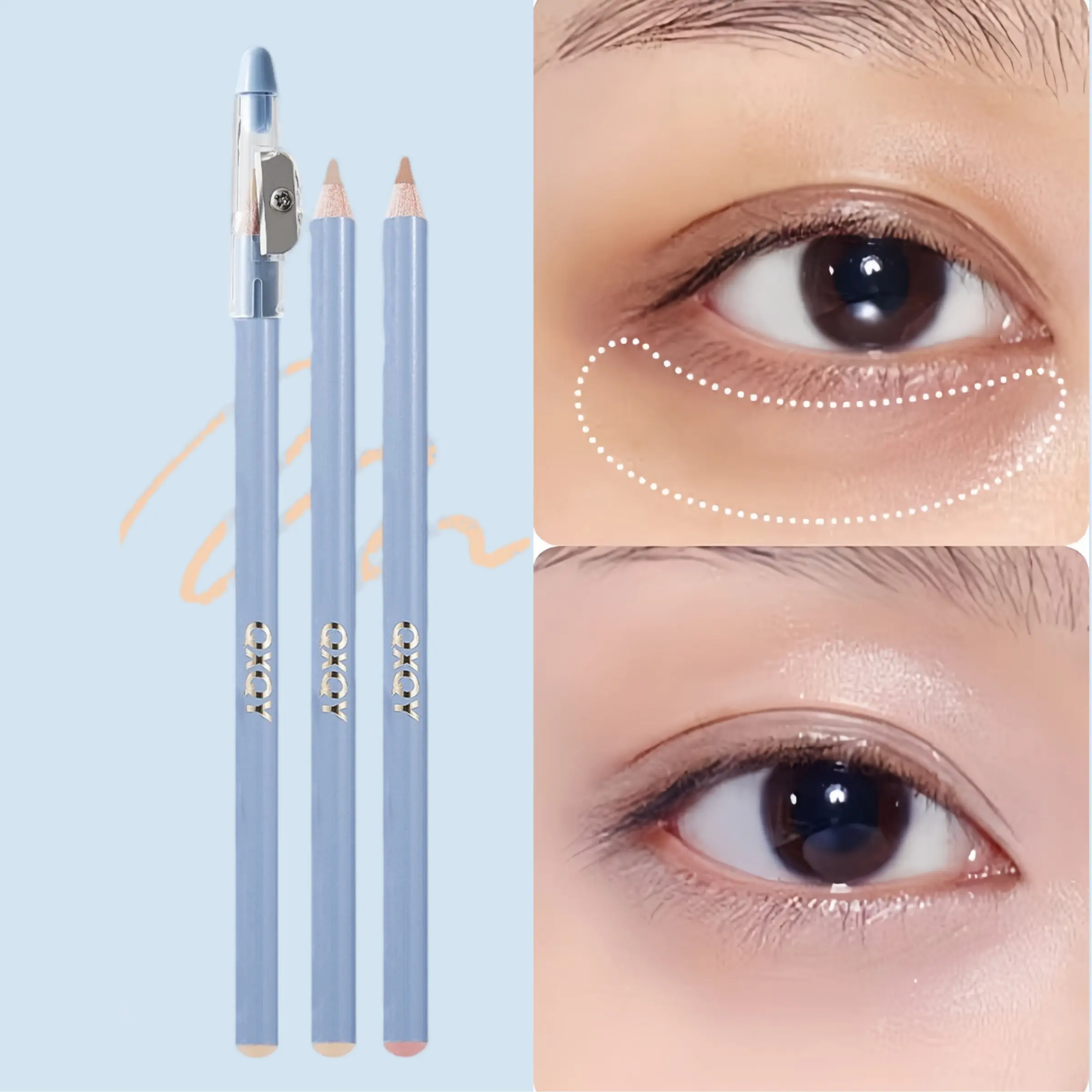Concealer Pencil Wax Stick, Covers Spots Acne Dark Circles Bags, Soft Smooth Texture, No Streaks, Makeup Essential