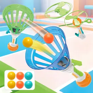 Two-In-One Throwing & Catching Toy Set, Lightweight Safe, Ball Catcher + Launcher, Parent-Child Outdoor Interactive Educational Toy