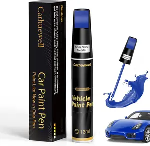 Blue Touch Up Paint for Cars, Auto Car Paint Touch Up Paint Pen for Deep Scratches, Car Scratch Repair Pen, Quick and Easy Solution to Repair Minor Automotive Scratches (Azure Shine Metallic)