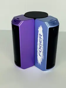 Foger Battery Magnetic Stand - Custom 3D Printed Display for Foger Switch Pro Pods - Durable PLA Material - Compact & Portable - Black Color - Ideal for Desk or Shelf