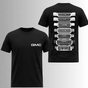 GMC Truck Grilles Generations T-Shirt, 2 Sides, Pickup Truck Enthusiast Graphic Tee GMC Truck Grilles Generations T-Shirt, 2 Sides, Pickup Truck Enthusiast Graphic Tee