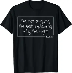 100%cotton ELVIS Quote Funny Birthday Personalized Name Gift Idea T-Shirt