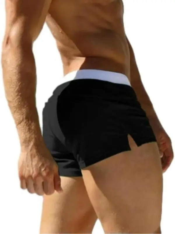Men's Boxer Swim Shorts with Pockets for Beach Pool Water Sports,Men Quick-Dry Athletic Swimwear