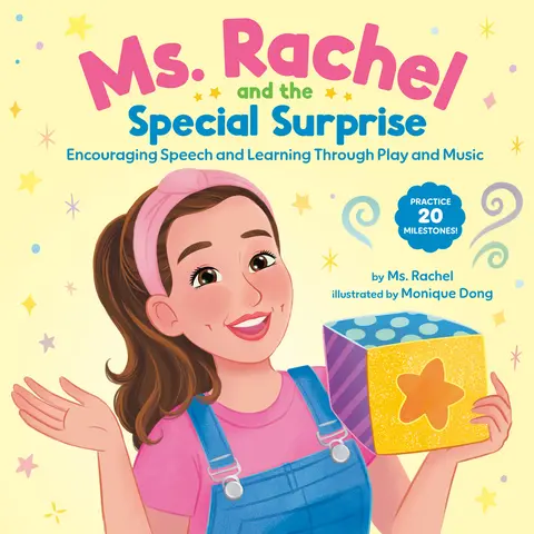 Used Hardcover Toddler Book - Ms. Rachel and the Special Surprise: YouTube Classic (Illustrated, 1.1 lb, English) School & Educational Supply for 1-2 Age Group Learning via Engaging Play & Music (Preschool Books, Children’s Resource)