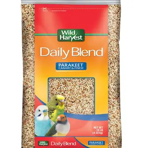 Wild Harvest Daily Blend Nutrition Diet For Parakeet, Canary And Finch 10 Pounds