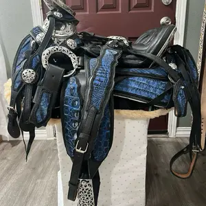 Montura cola de pato en cocodrilo