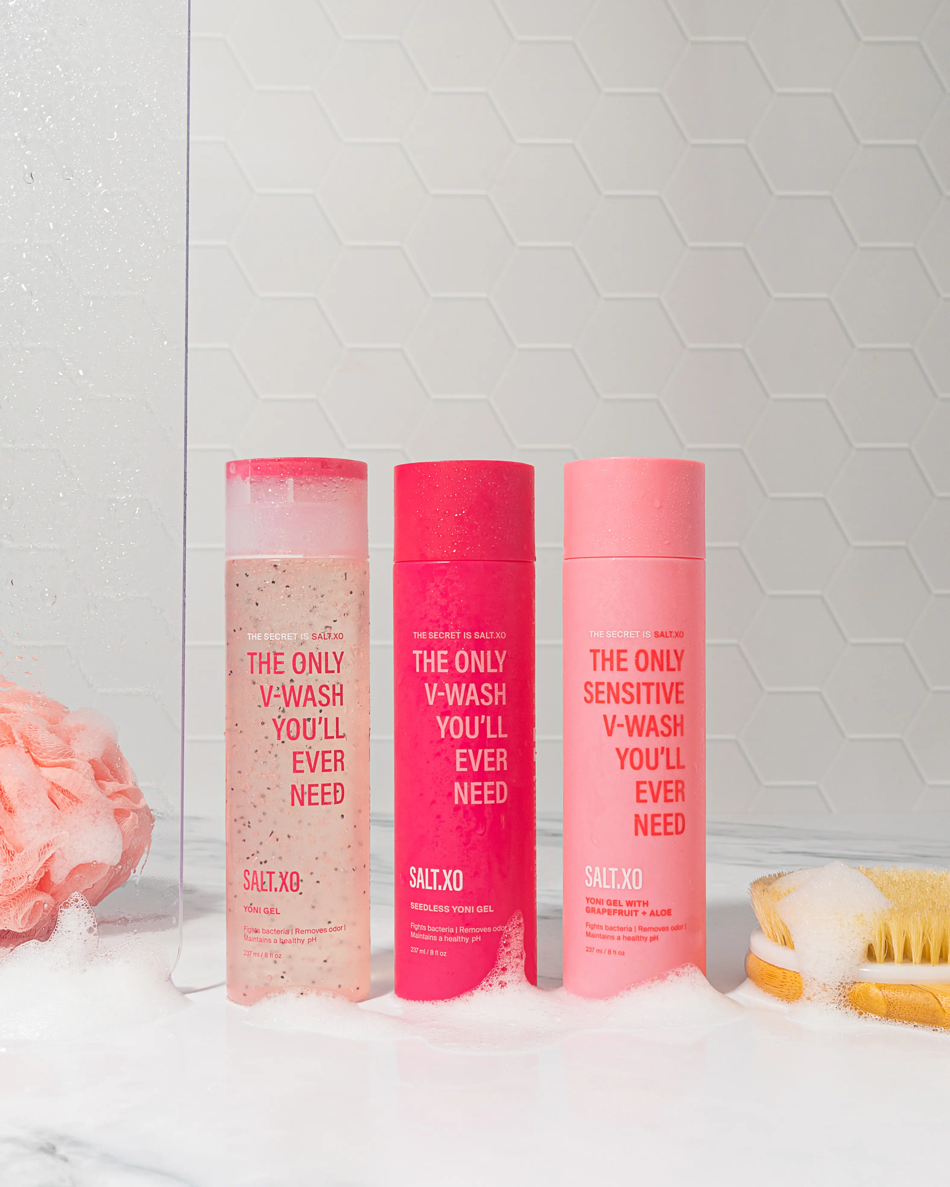 Salt.Xo | The Kewchie Supreme Bundle - Intimate Wash, Seedless Wash, Grapefruit Sensitive Wash