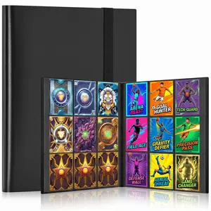 360 Pocket Card Organizer Binder with 9 Side Loading Sleeves, 20 Page High Capacity for Mtg, Yu-Gi-Oh, Pokémon, Anime, Sports Cards Collection, Trading Card Album