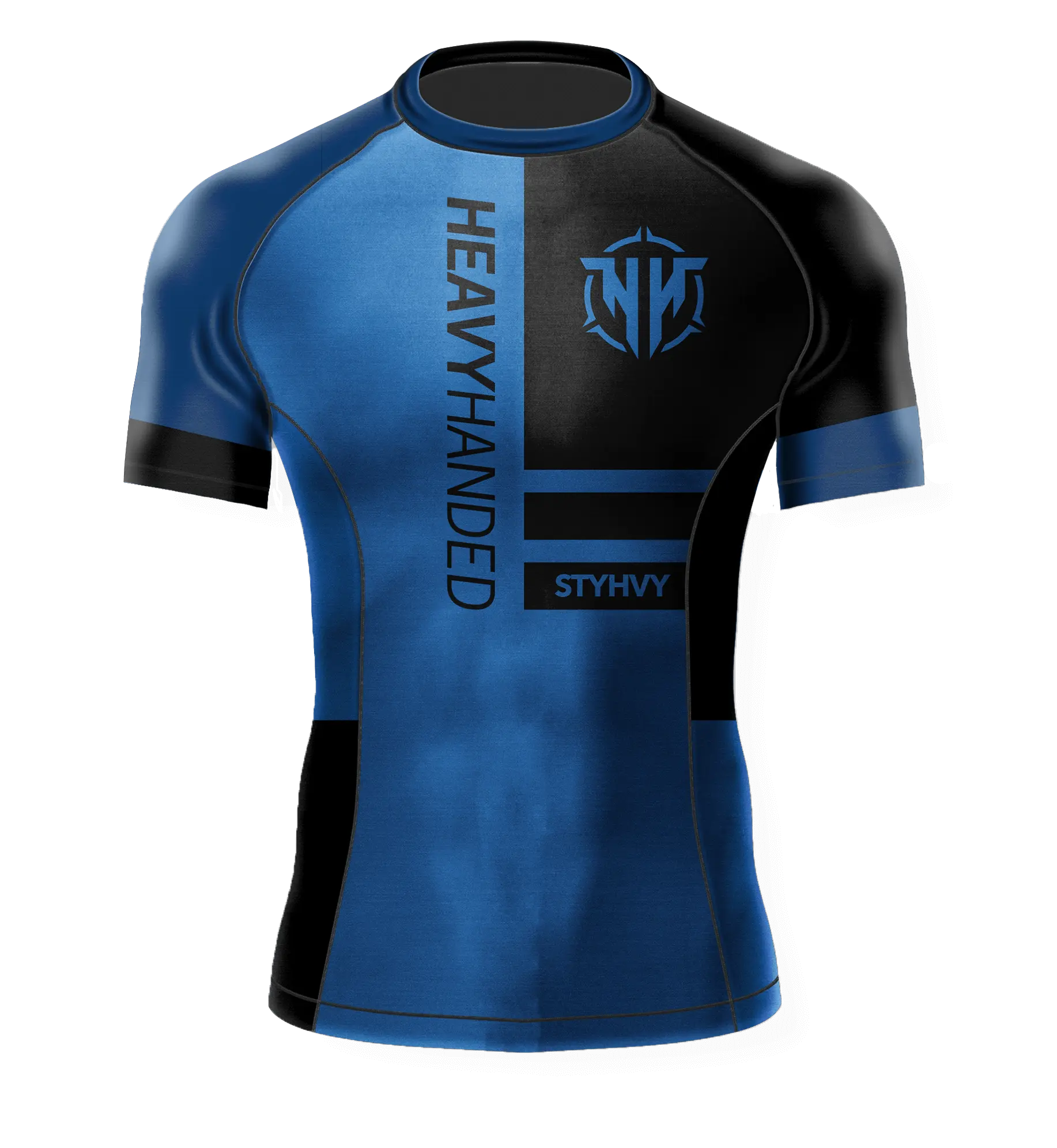 STYHVY Ranked Jiujitsu Rashguard - Blue