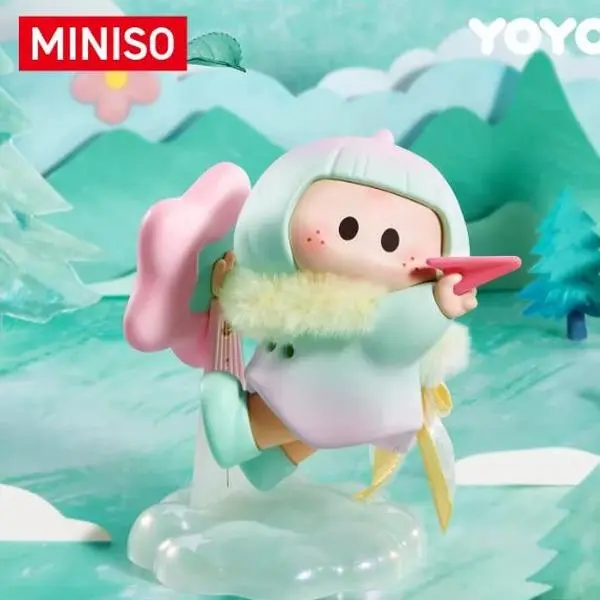 MINISO Wind's Diary Magnetic ABS Character Scented Plush-Feel Figurine Blind Box, Blindbags Surprise Set, Birthday Gift, Desktop Decoration for Unboxing Enthusiasts