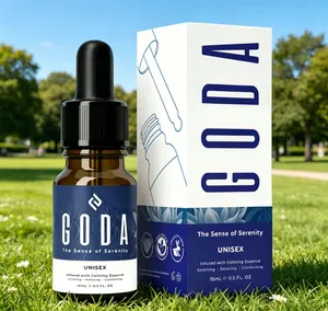 GODA For Her & Him Serenity Mini Unisex Perfume 15ml Calming Lavender Chamomile Fragrance Floral Woody Relaxing Scent Vegan Cruelty-Free Portable Daily Aroma