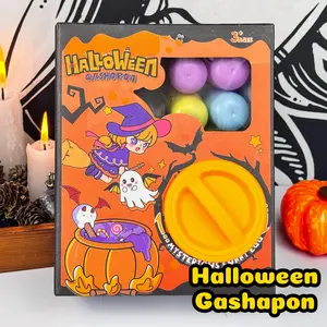 1 Count Halloween Crystal Gachapon Box 270g Carving Sphere Ring Bracelet.