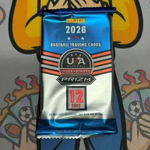 2 (TWO PACKS) - 2026 Panini USA Stars & Stripes Prizm Baseball Hobby