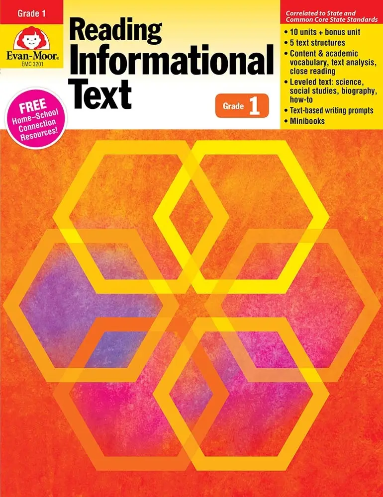 USED-Reading Informational Text, Grade 1 Teacher Resource by Evan-Moor Corporation (Paperback)