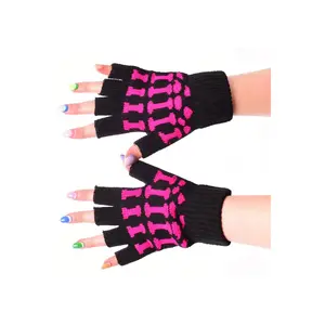 BGS Fingerless Gloves [Black/Pink]