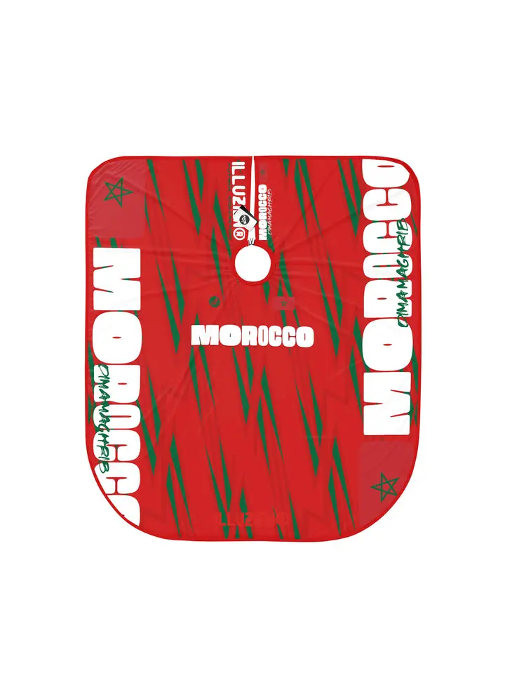 Morocco Futbol PRO Cape - Professional Hair Cutting Cape